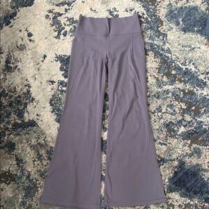 Purple Flared Athleta Yoga Pants